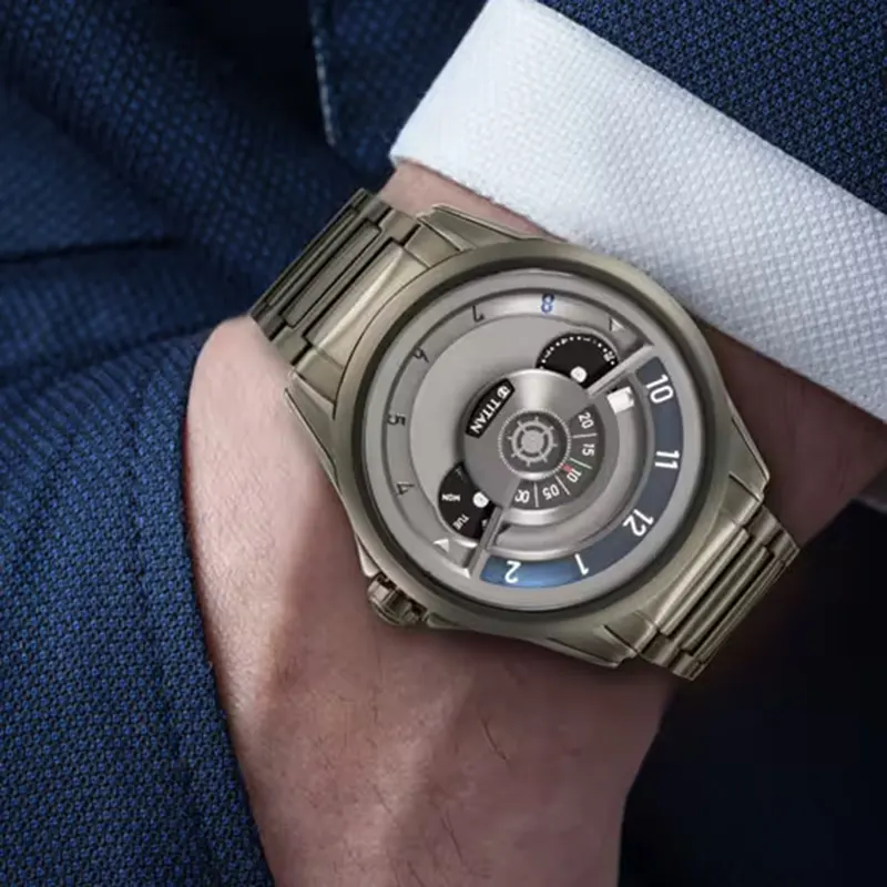 Titan Maritime Anthracite Dial Men's Watch- 1830QM01